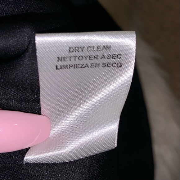 AVEC LES FILLES Black Long Sleeve Crepe Dress 8 - Picture 12 of 12